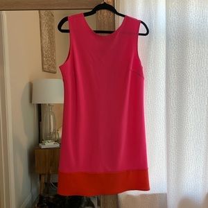 Colorblock Hot Pink Boutique Dress